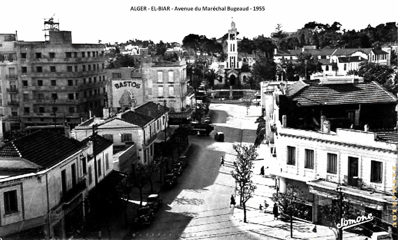 Alger - El-Biar - Avenue du Marechal Bugeaud -1955.jpg